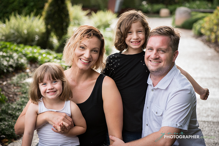 Family Portrait Photography at Roma Street Parklands